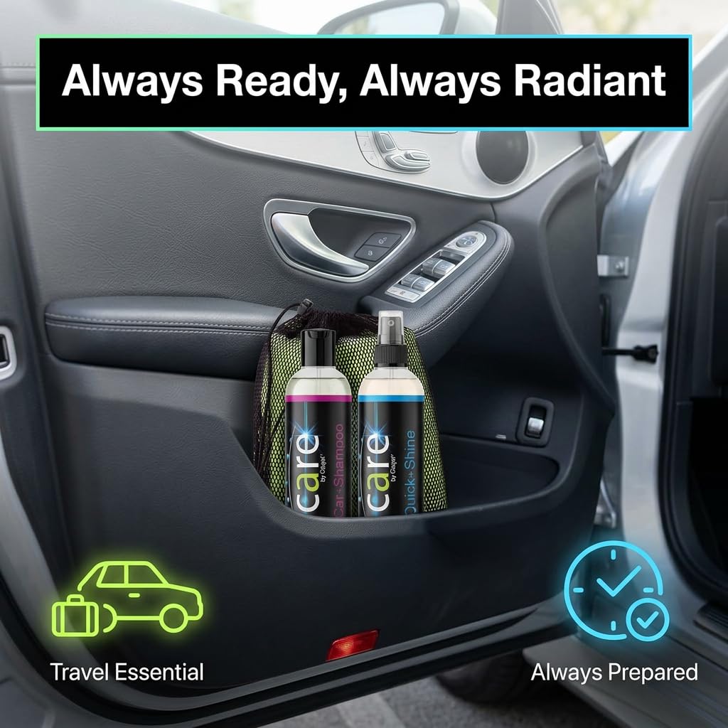 Zestaw podróżny Cilajet (szampon samochodowy 240ml & Quick-Shine 240ml & 2 Mikrofibry)