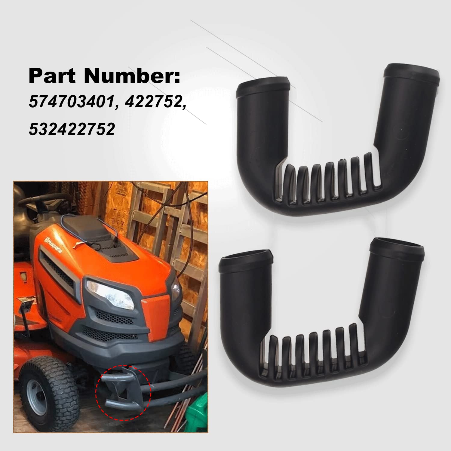 Nuovo OEM Husqvarna 574703401 Tappo Finale Per Parafango 532422752 - Foto 5