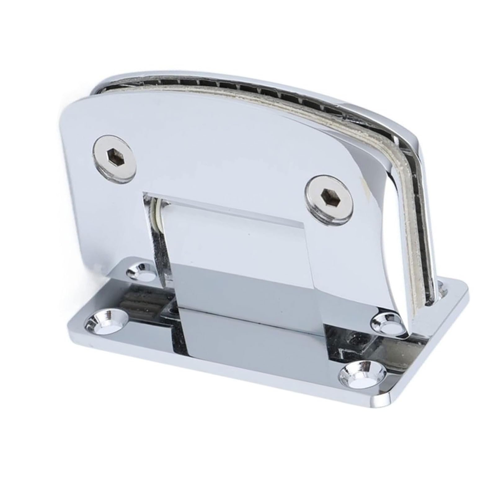 Nviusdsj One Color Hinges, Bathroom Clamp,Stainless Steel 304 Rose Gold Glass Fixed Clip, Door Code Corner