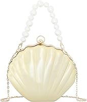 Vista 1 de Women Mini Seashell Evening Clutch Top-Handle Bag Cross-body Bag