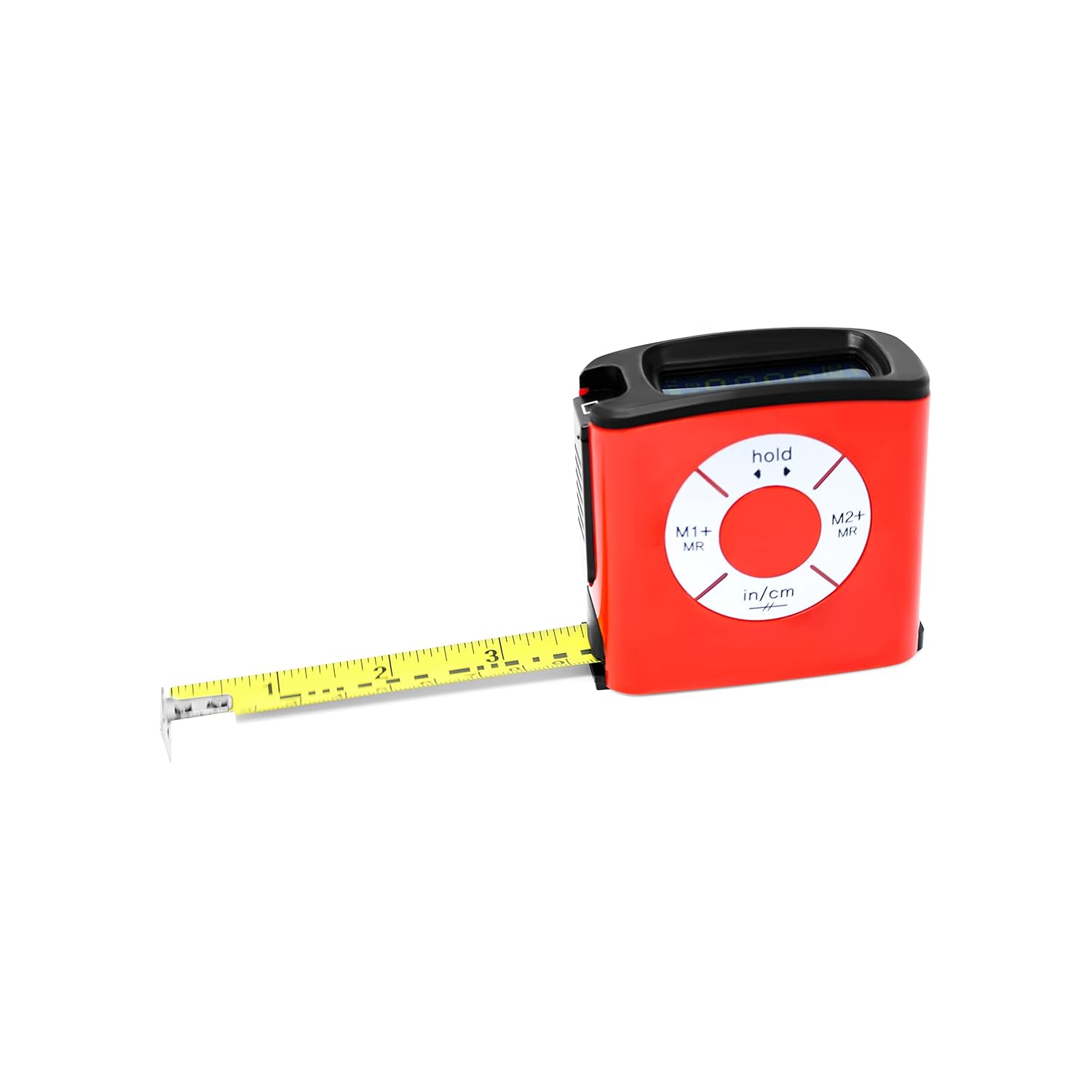 K Digital Tape Measure, Display Reads Accurate Distance, English and