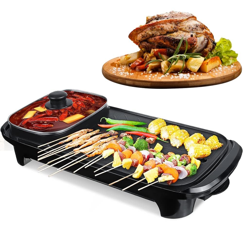 Delavala 2-in-1 Electric BBQ Hotpot - Korean Grill & Griddle -3 Delavala 2-in-1 Electric BBQ Hotpot - Korean Grill & Griddle -3
