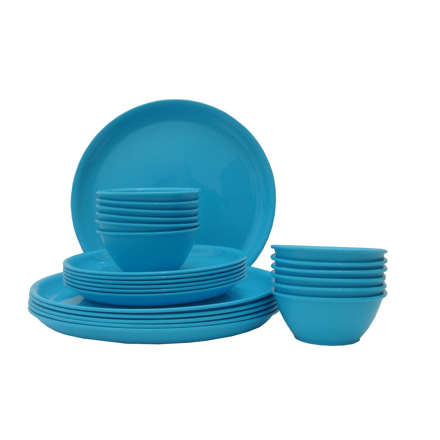Incrizma Polypropylene Dinner Set - 24 Pieces, Multicolour (B07DKFJKV1) Amazon Price History, Amazon Price Tracker