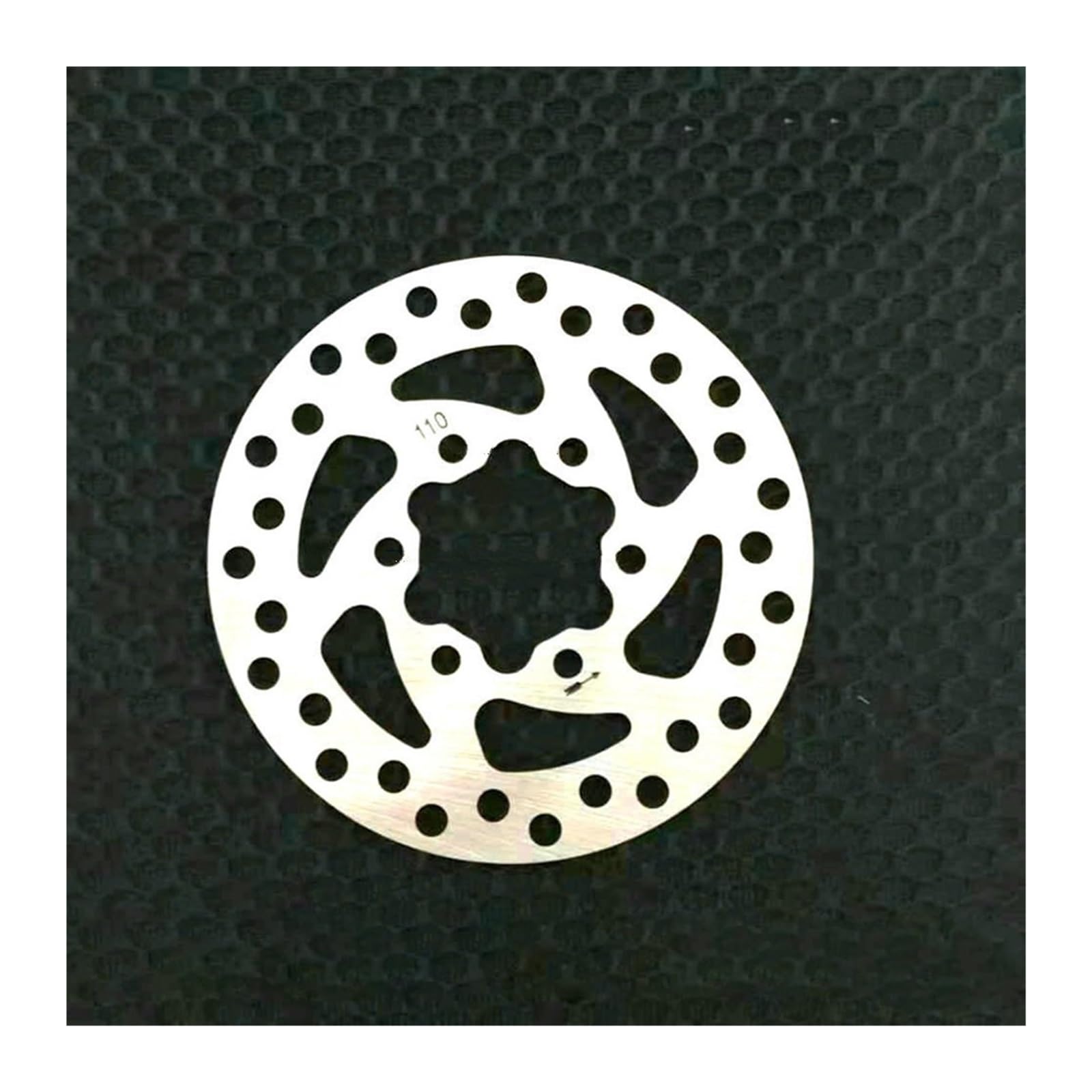 Brake Disc 110/120/140/160mm Escooter Disc Brake Discs Electric Scooter Steel Brake Disc Rotor For Electric Scooter Brake Accessories Brake Discs Rotors(110mm)