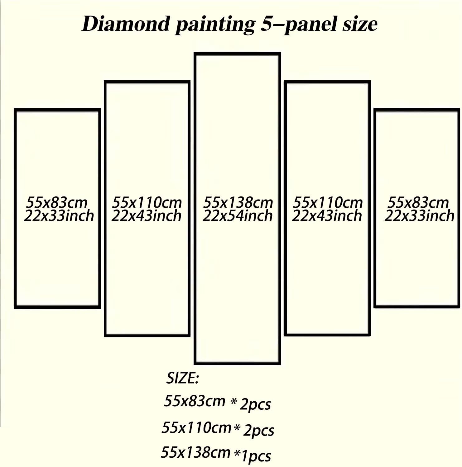 Fantazyjna sztuka diamentowa dla dorosłych początkujących kwiat duże zestawy do malowania diamentami dla dorosłych 137 x 274 cm zestawy artystyczne 5D Dimond, DIY haft kryształowe artykuły artystyczne