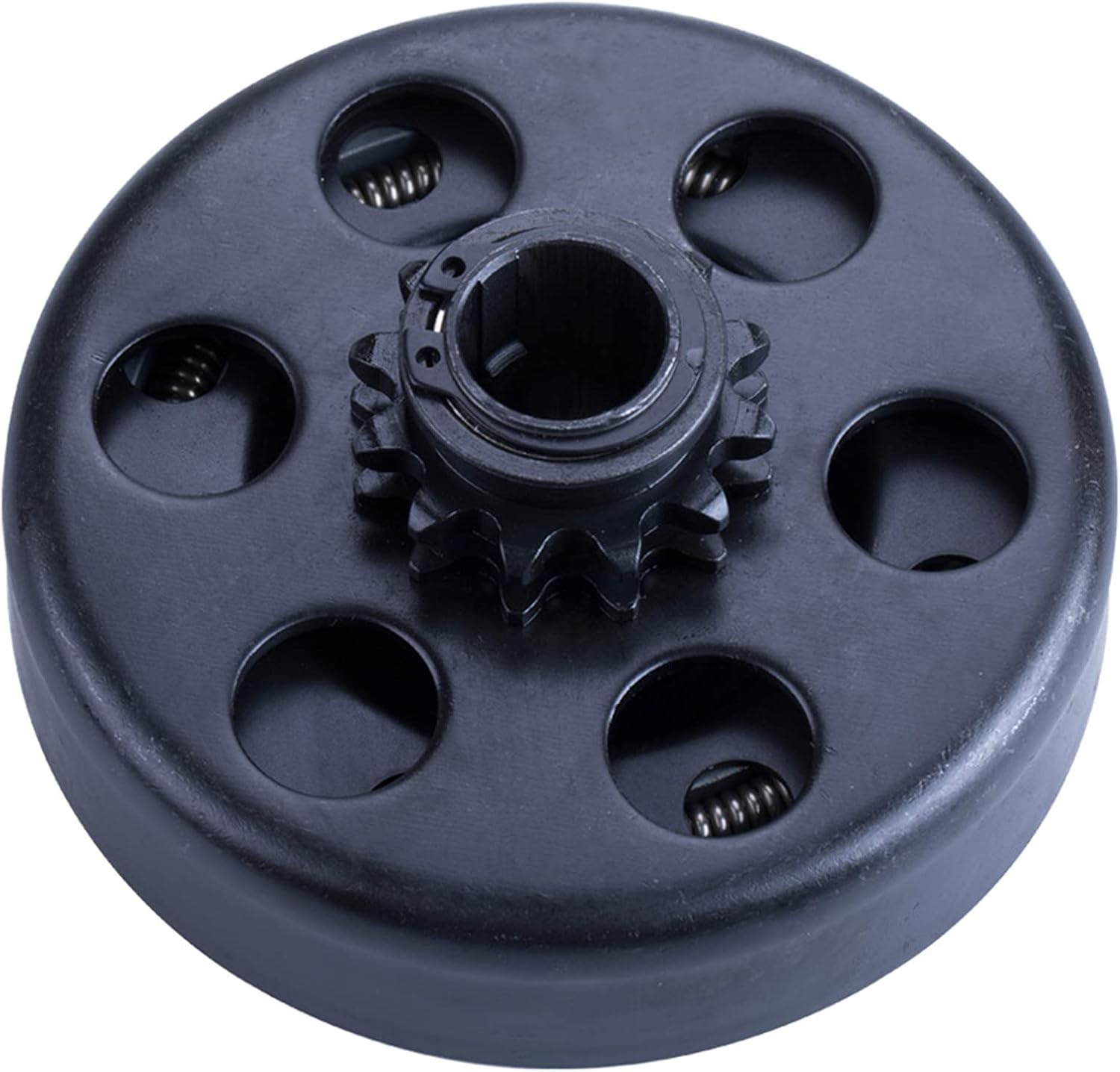 Go Kart Centrifugal Clutch 10 Teeth Inner Hole 20mm with 40/41/420 Chain Durable Centrifugal Clutch 3/4" Bore 3/16 Key Built in Compatible with Go-Kart Bike Engine - Black