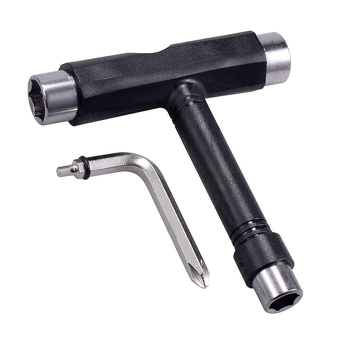 Deecam多功能滑板工具T型维修扳手及螺丝刀