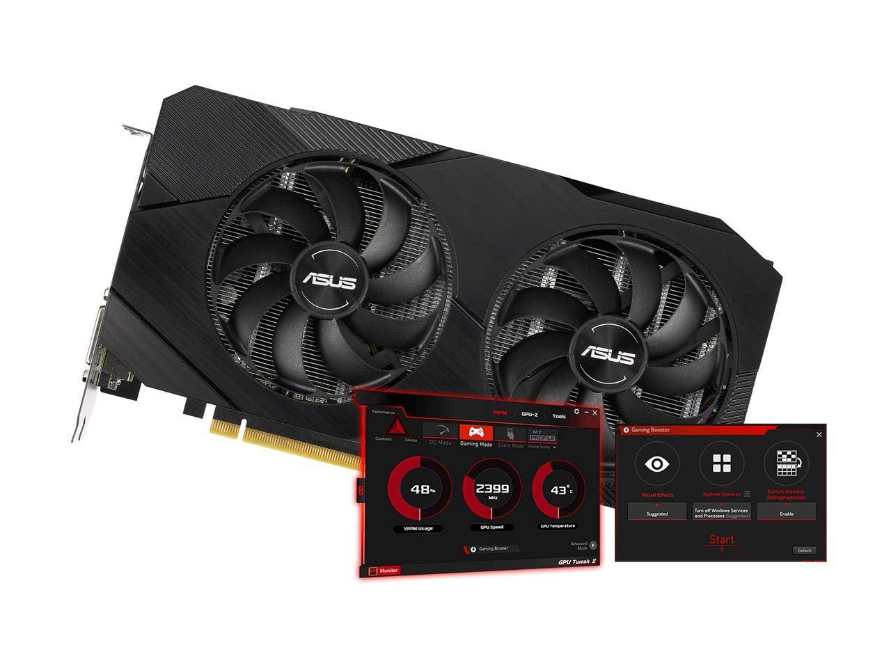 ASUS GeForce GTX 1660 Super Dual OC Edition Graphics Card, 6GB