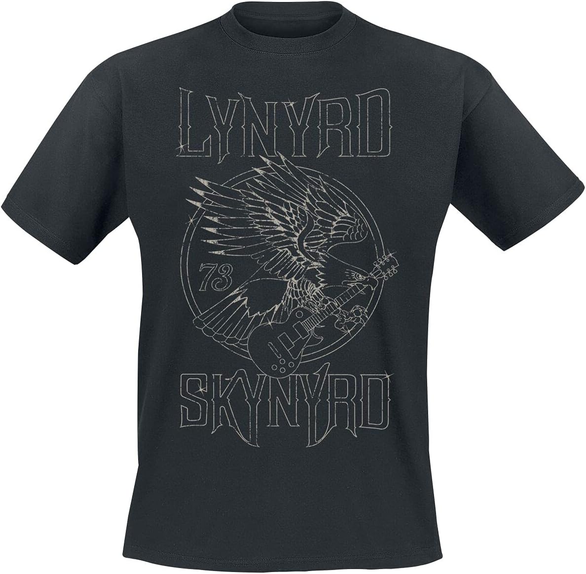 Men's Eagle Guitar 73 T-Shirt Black