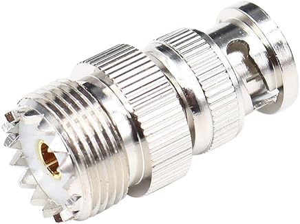 Bomcomi 1 / 2pcs UHF Hembra a Adaptador Recto BNC Macho Tipo M para Conector BNC n?quel Plateado coaxial RF RF coaxial convertidor Bomcomi 1 / 2pcs UHF Hembra a Adaptador Recto BNC Macho Tipo M para Conector BNC n?quel Plateado coaxial RF RF coaxial convertidor