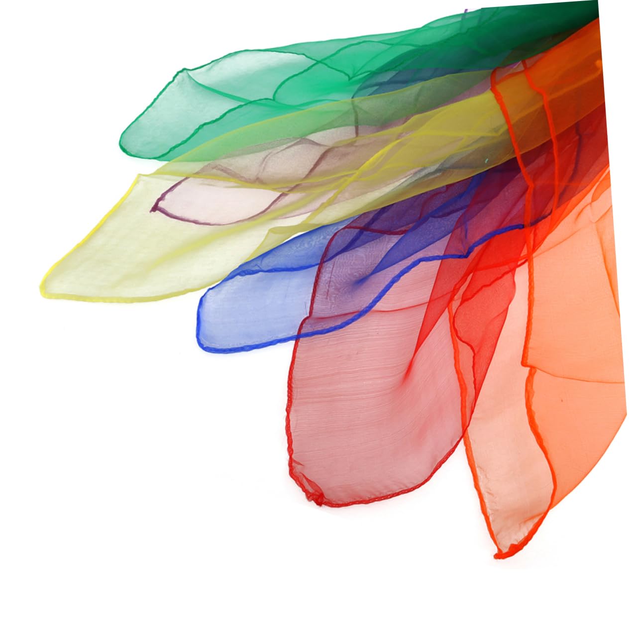 KESYOO Silk Scarf Juggling Scarves Dance Scarves Performance Props Acting Props Square Scarf