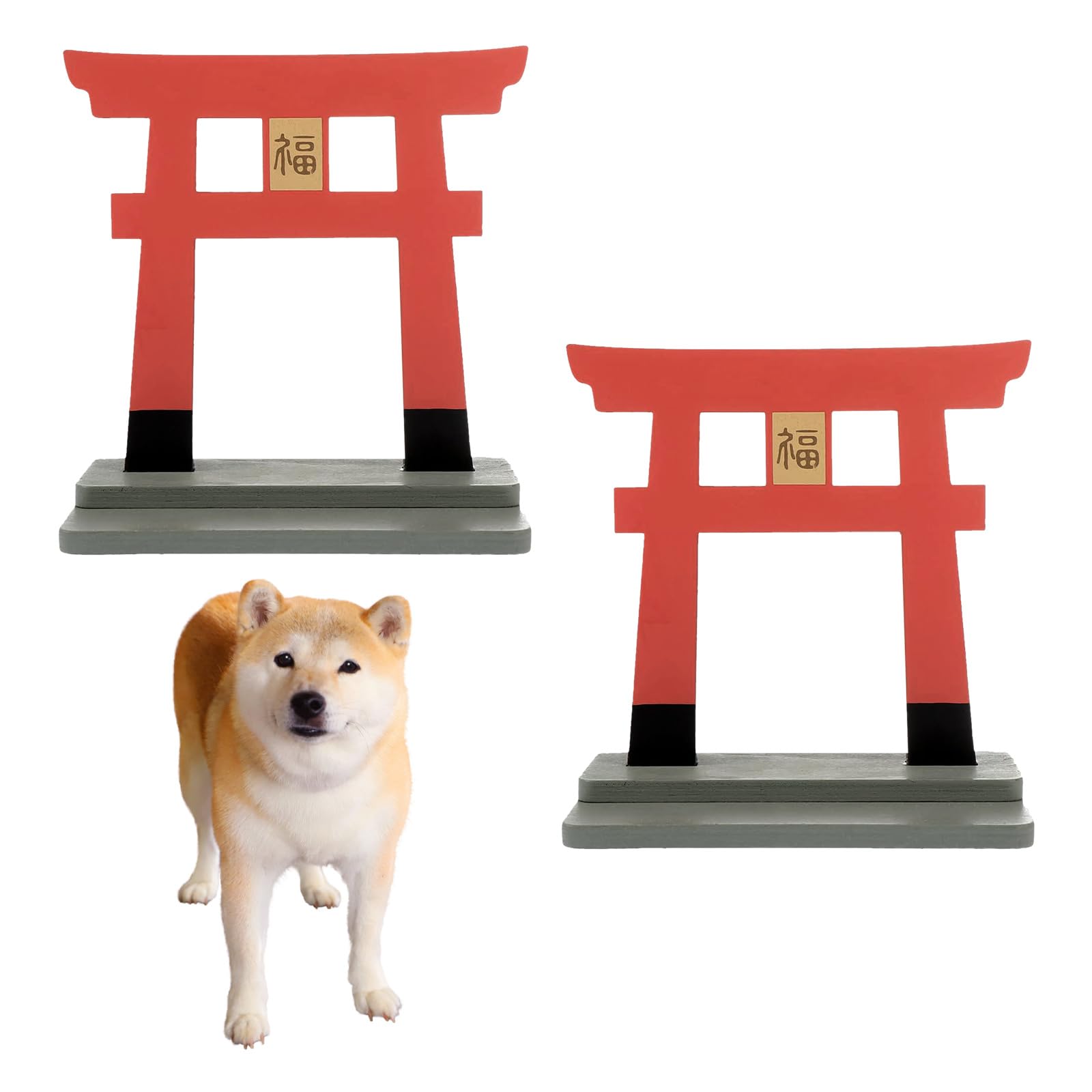 Amazon | nijimomo 鳥居 犬 おしっこ禁止 糞尿禁止 看板 おしっこよけ 