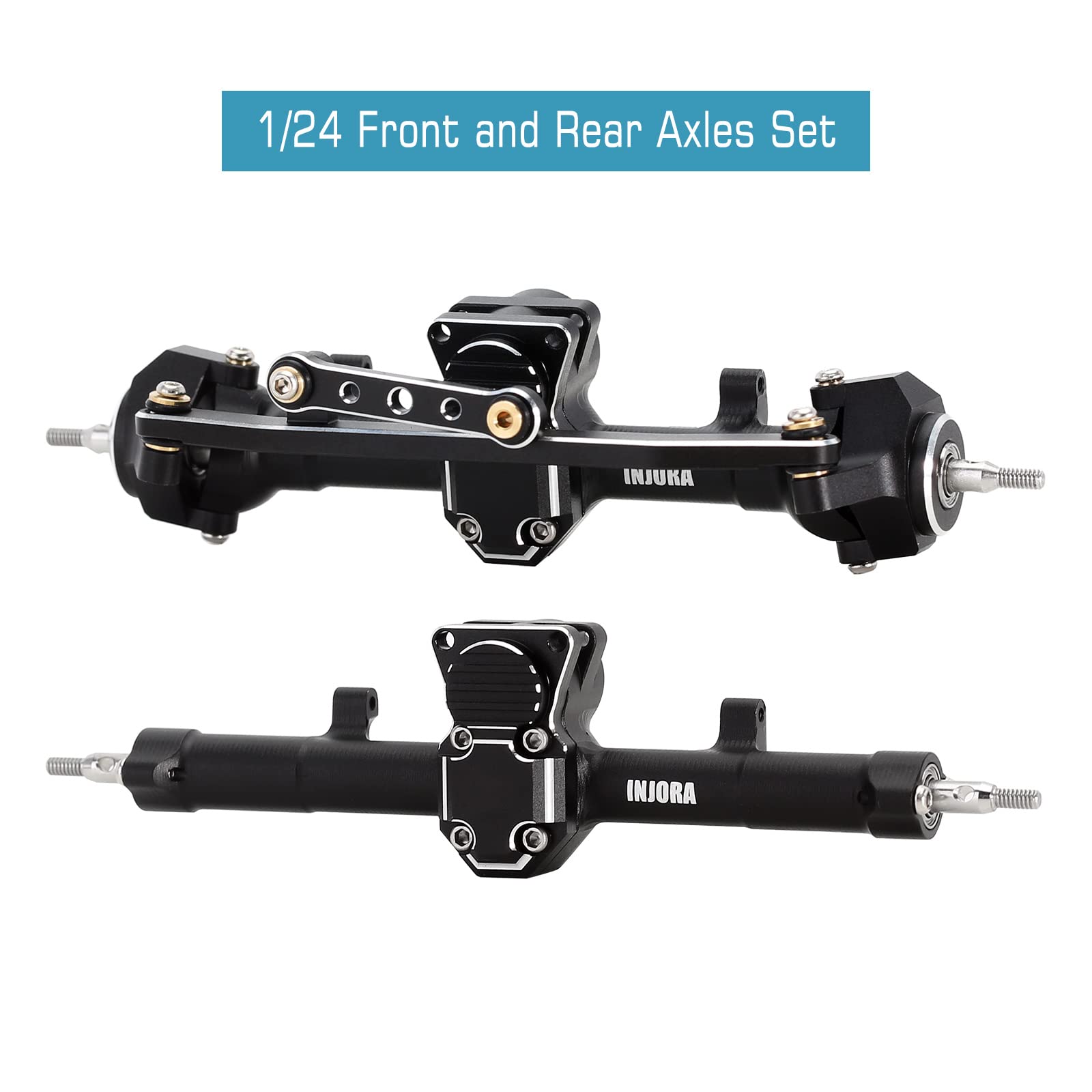 RC Crawler Replacement Parts RCLIONS Aluminum Front Axles For Axial