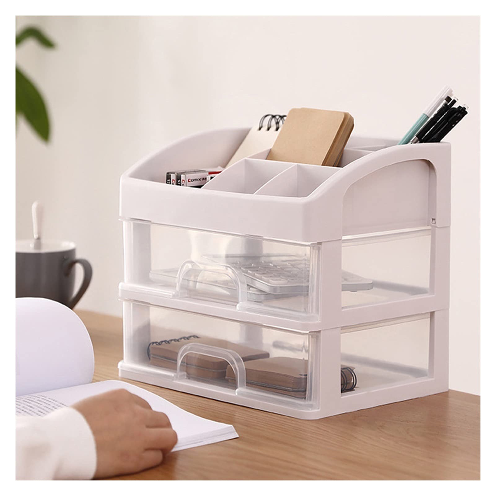 1PC Caso di archiviazione Multi-Funzione Desktop Sundry Truck Organizer Trucco (Color : 6)