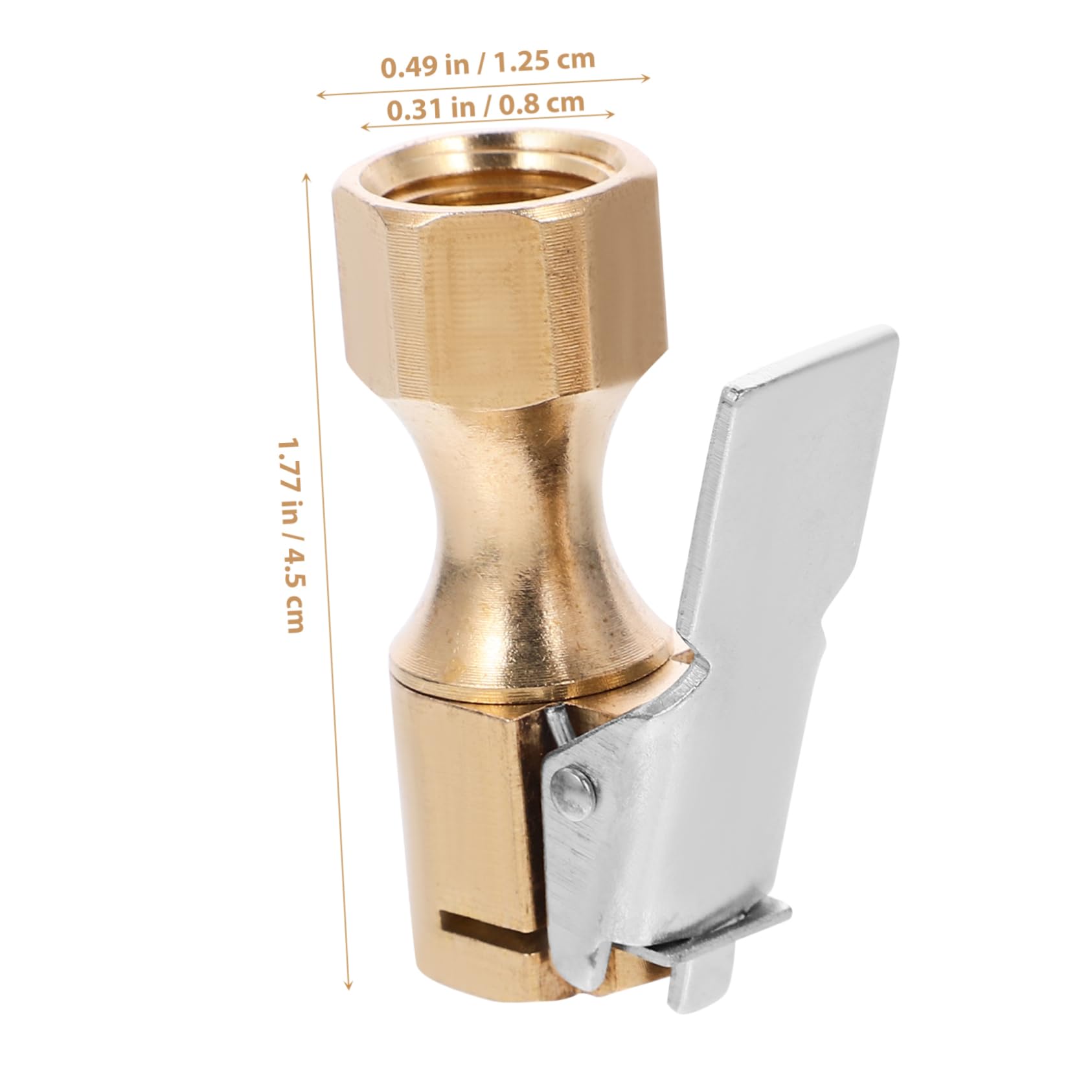 Unomor Tire Accessories Locking Air Chuck Tire Inflation Chuck Compact Portable