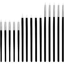 15Pcs Silicone Brushes, Silicone Sculpting Tools Clay Carving Tools, Professional Sculpting Tools for Pottery Artwork Shaping Carving DIY 5 Types