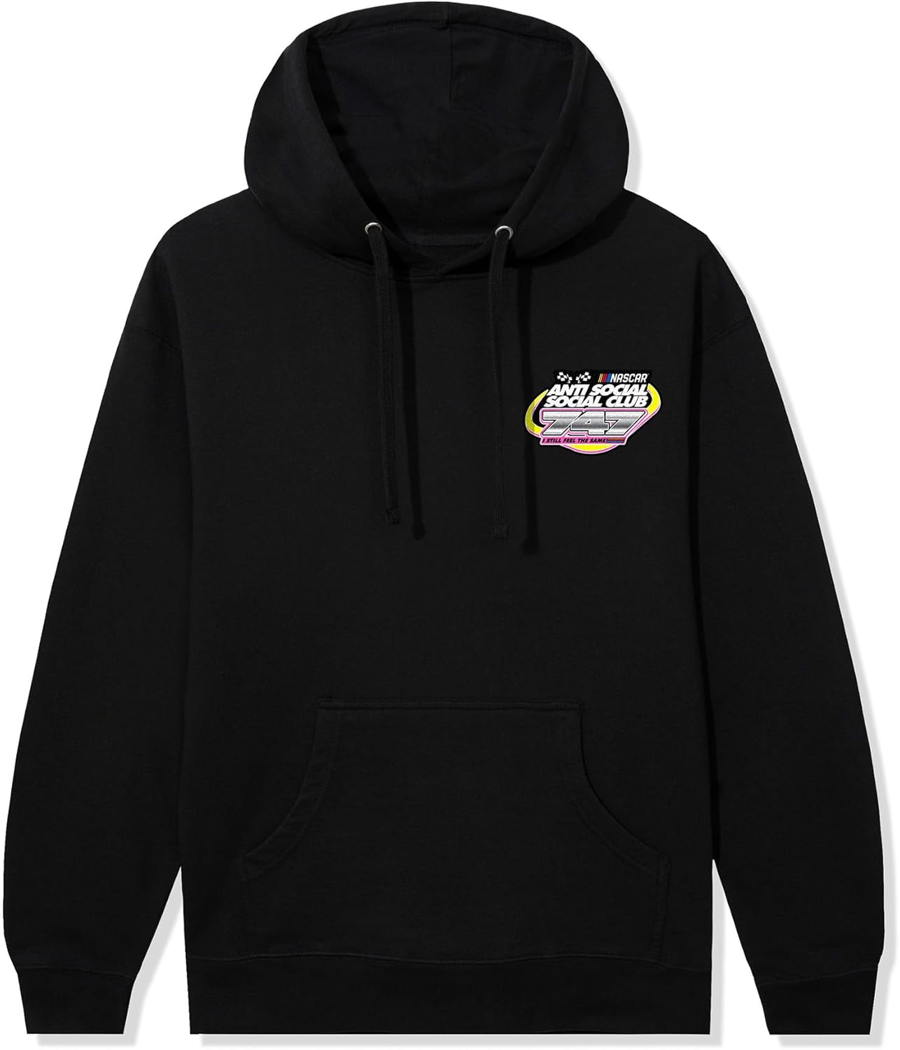 Anti Social Social Club Unisex Adult Assc X Nascar 747 Hoodie-black