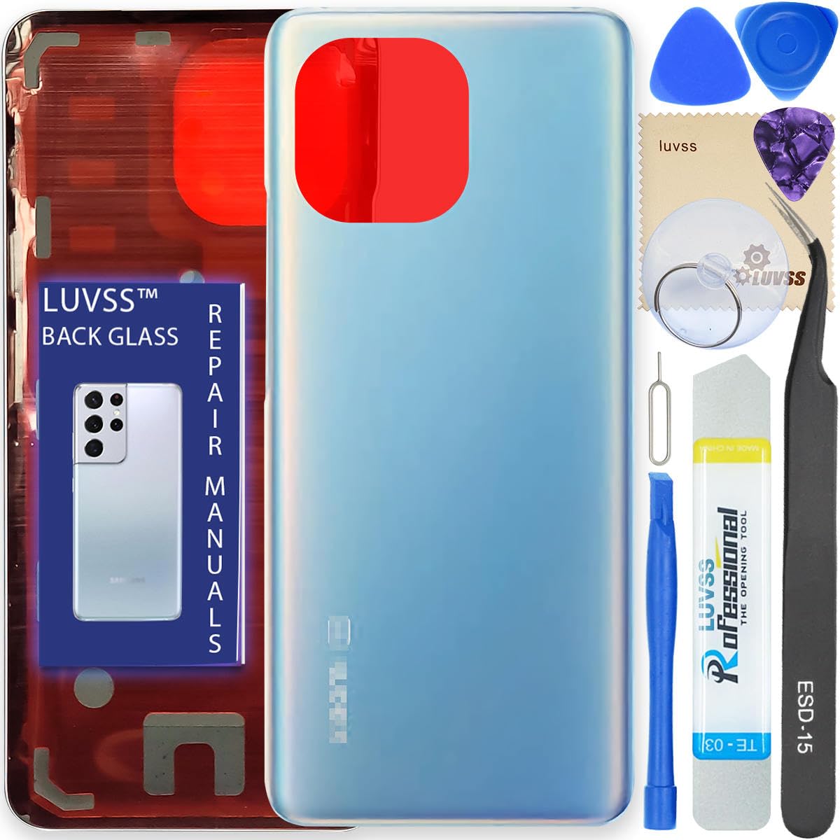 Couvercle Batterie Arrière / Vitre De Protection Pour Xiaomi Mi 11 - Avec Logo - Phonmatic