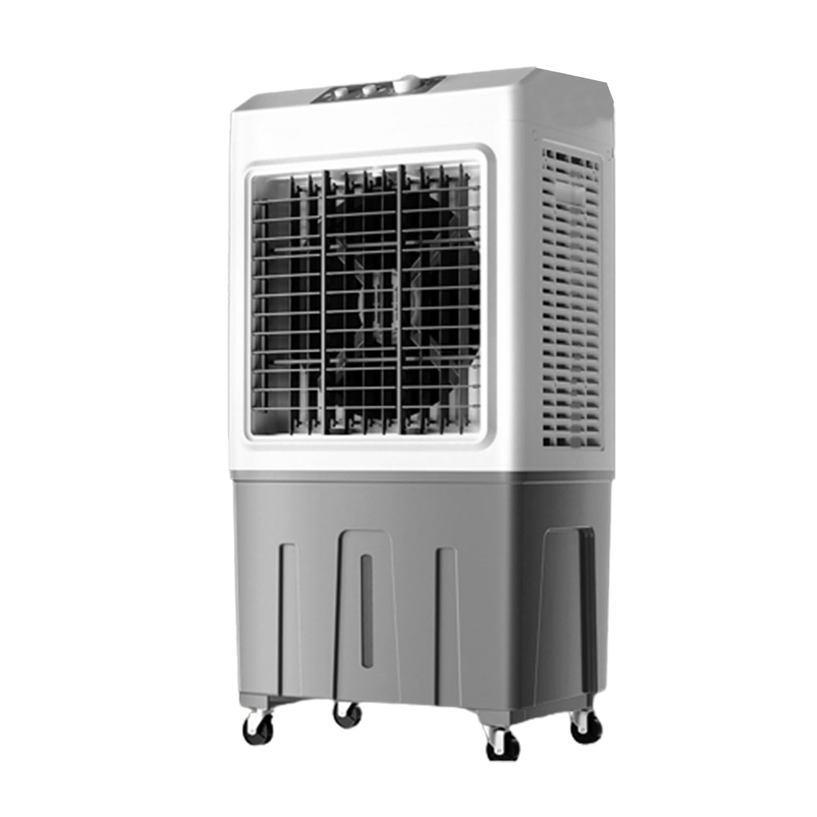 GTHTUHFD Evaporative Air Cooler Fan, Mobile Ac With 3 Wind Speeds & Oscillation, 24H Timer, 30-100L Capacity For Home Office School, With Casters,H-Mechanicalcontrol
