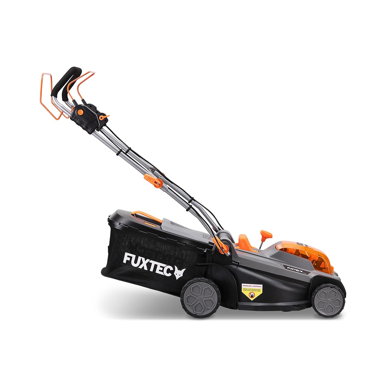 FUXTEC Tagliaerba a batteria FX-E2RM43PRO • 43 cm larghezza taglio • 40V batteria litio • trazione con velocità variabile • funzione mulching • regolazione altezza 25–75 mm