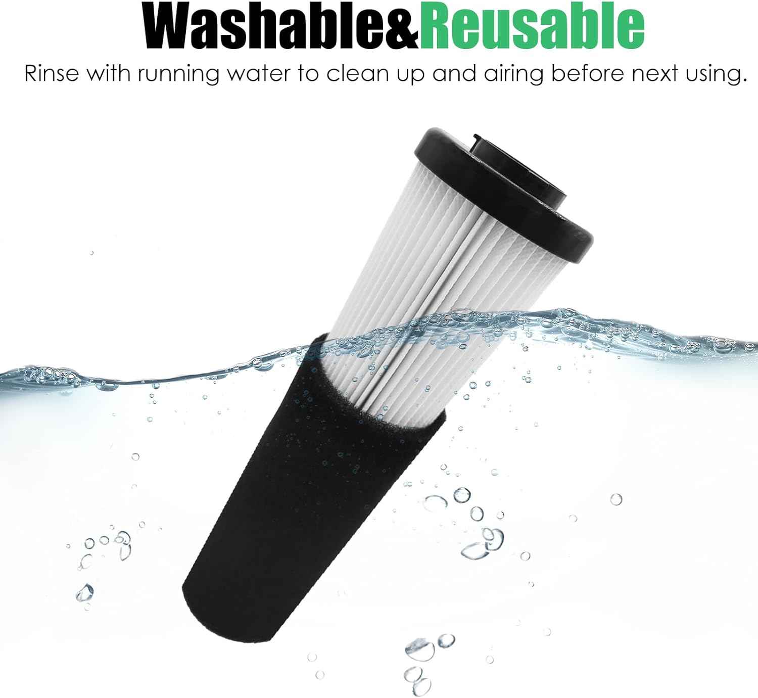 Vacuum Filter for Dirt Devil F112 Endura Replacement, Replaces AD47936, compatible with Odor Trapping Dirt Devil Filter F112 UD20120NC/UD70161/UD70167/UD70181/UD70187/UD70171-2 Pack - Image 5