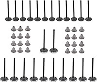NewYall 12 Intake + 12 Exhaust Engine Valves with 24 Stem Seals for Buick Enclave, Cadillac CTS, Chevy Camaro, GMC Acadia & More