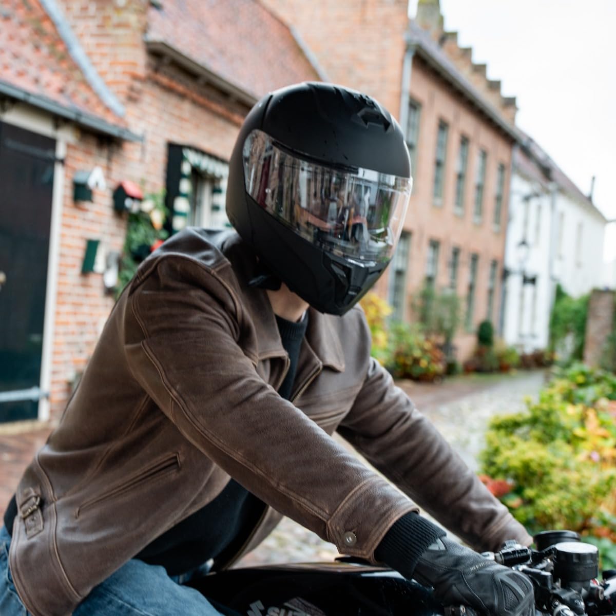 VINZ Pasco Klapphelm mit Sonnenblende & PINLOCK 70 vorbereitet | ECE 22.06 Motorrad Helm für Herren & Damen | Motorradhelm Klappbar Integralhelm | In Gr. XS-XXL