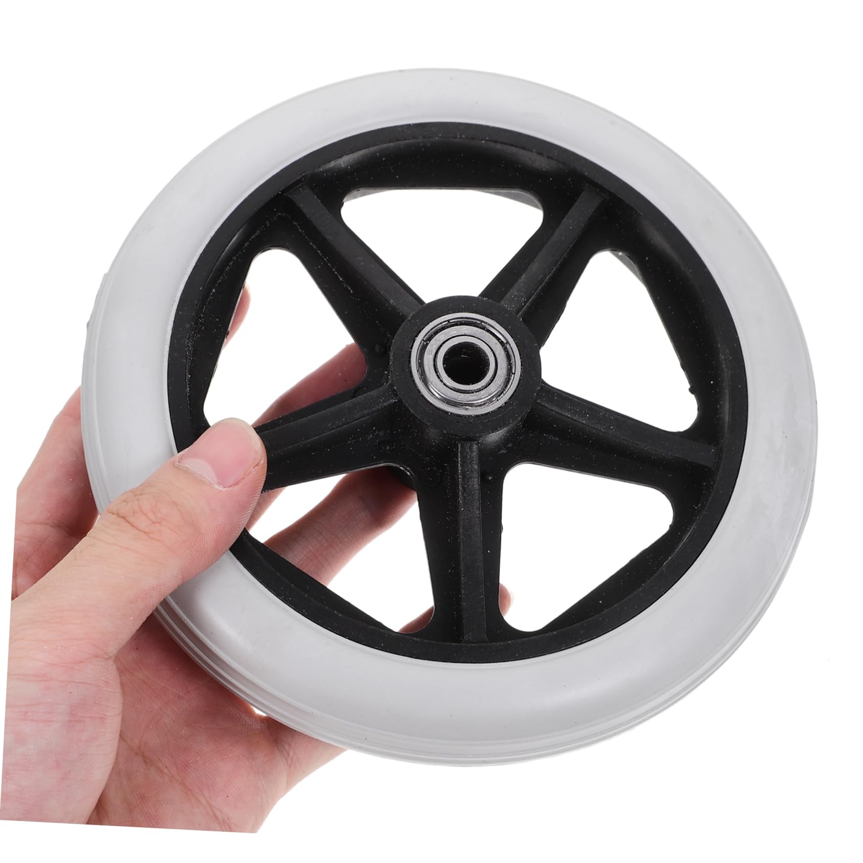 Didiseaon Ruedas Delanteras de Repuesto para Silla de Ruedas, 4 Piezas, Rodaje Suave, Antideslizantes, para Uso Interior y Exterior