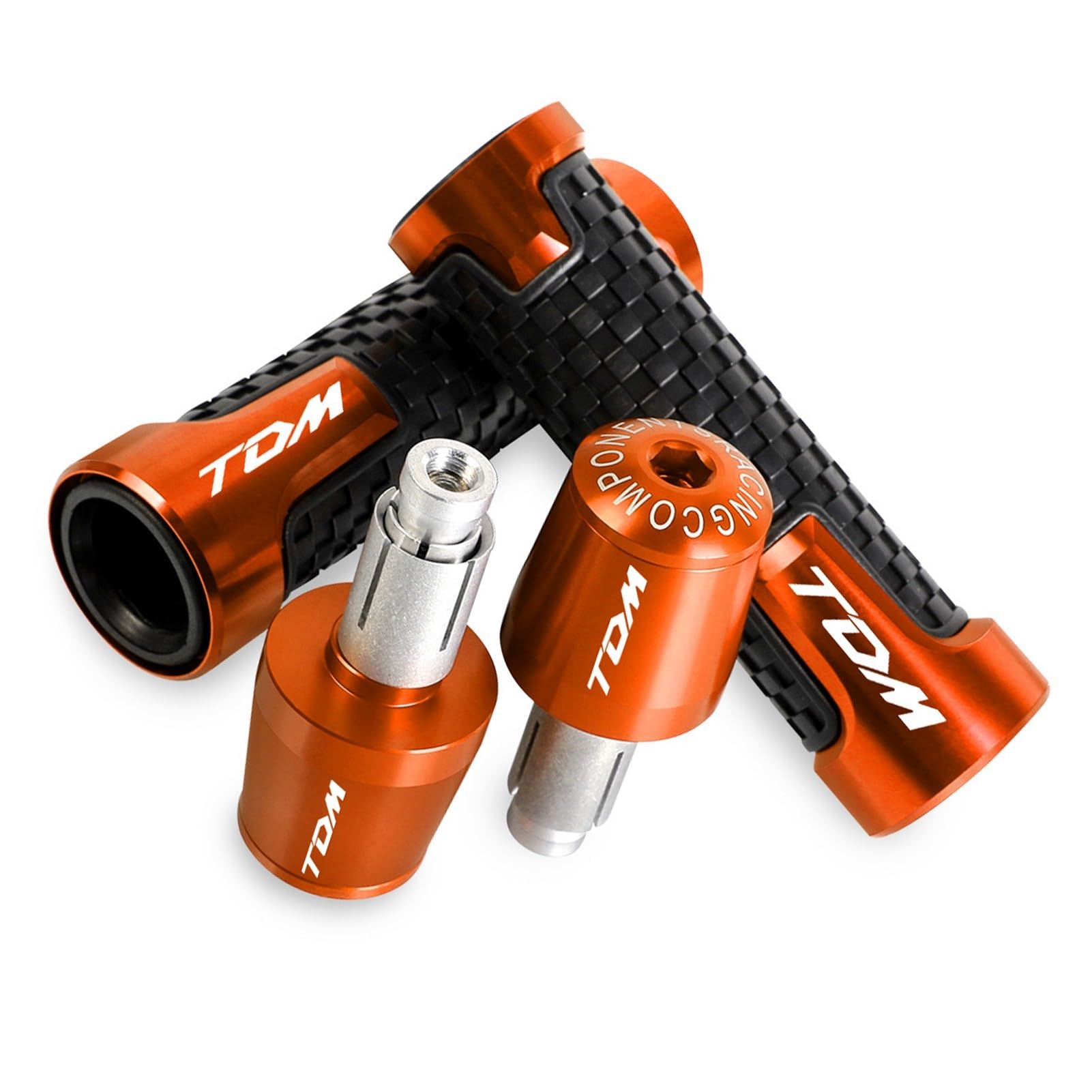 Poids du guidon EmyjaY orange pour moto Yamaha TDM 850 et 900