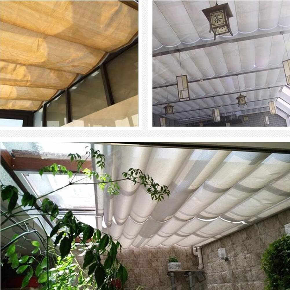 【LXHELIVERY】★正規品★パティオ・パーゴラ・シェードカバー 交換用キャノピーリトラクタブルシェードHDPEファブリック、 キャノピーシェード ウェーブセイル