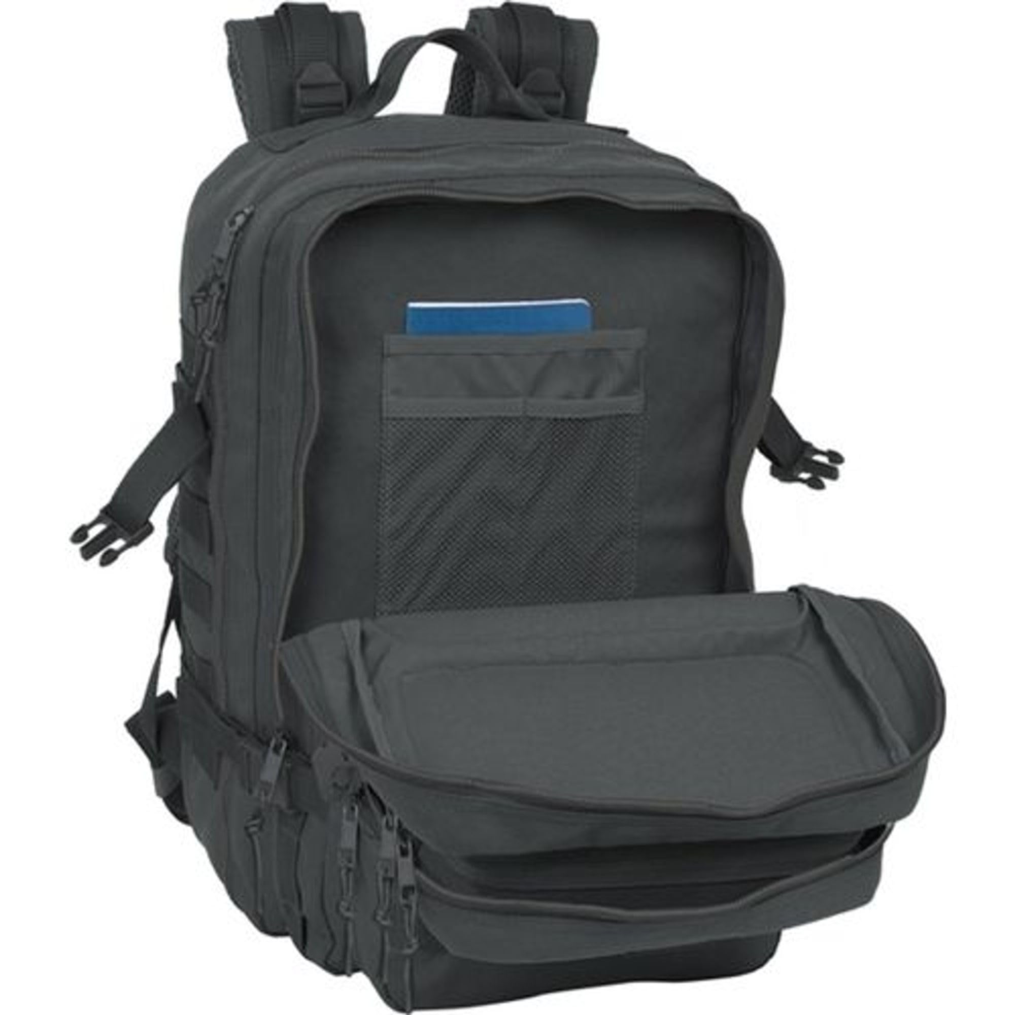 safta Mochila Militar Táctica para Portátil 15,6 Pulgadas Resistente Agua, Múltiples Compartimentos con Sistema Molle, Zaino Unisex-Adulto, Grigio, M