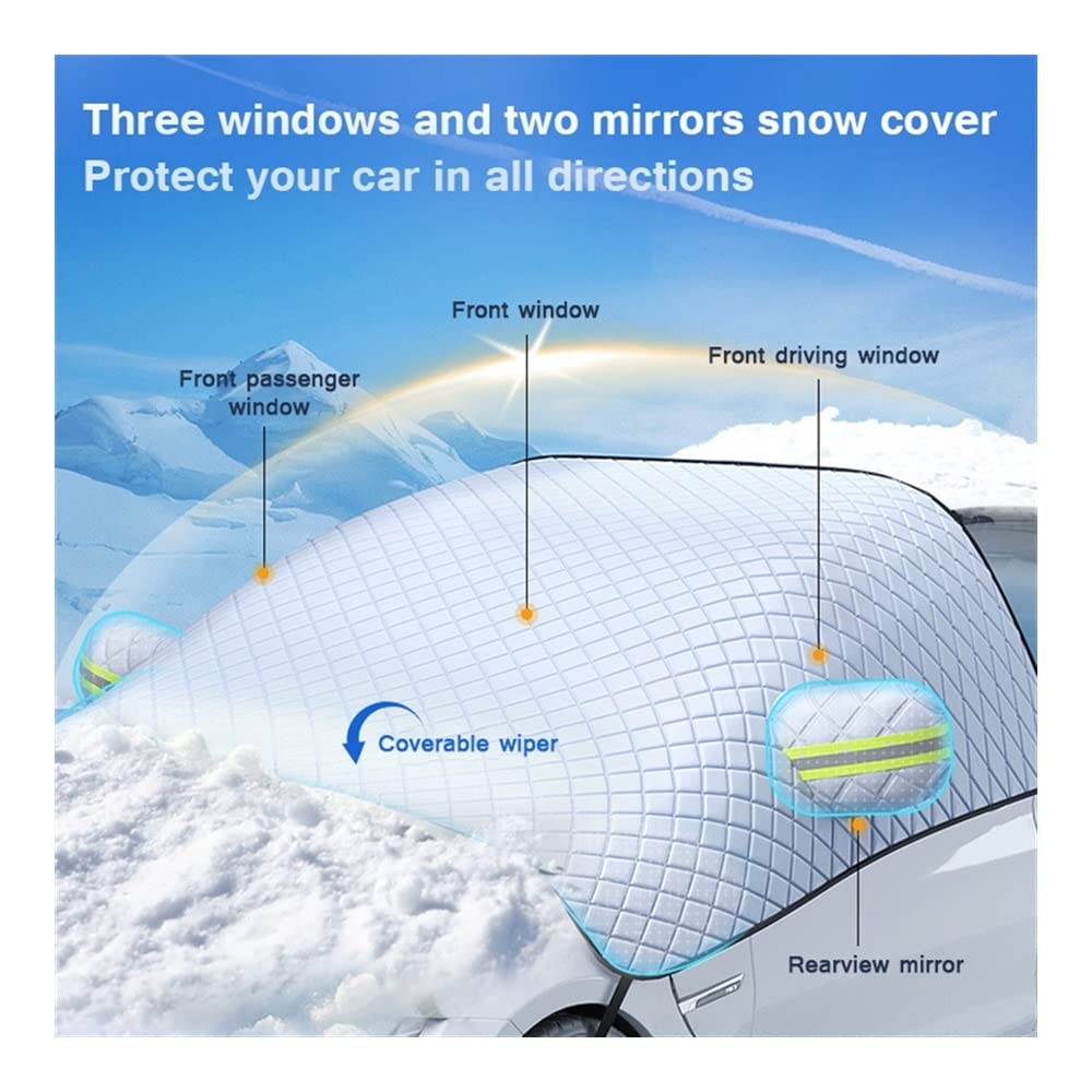 Housse Voiture Universelle Protection Imperméable Protection Pare-brise Extérieur Voiture Housse Anti UV Soleil Extérieur Pluie Givre Neige Poussière Couverture de Voiture ( Color : B 235X150CM )