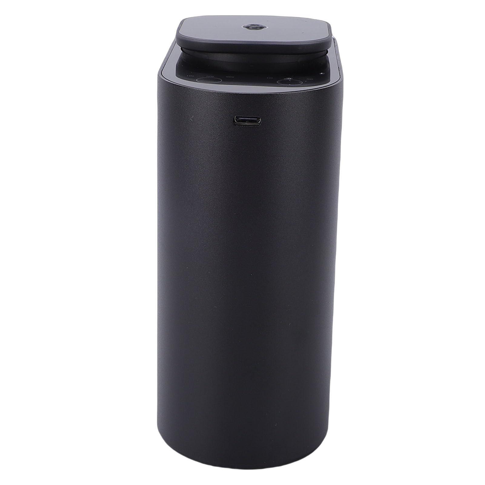 Wasserloser Diffusor für ätherische Öle, 4000 MAh, Tragbare Aromatherapie für Große Räume, Büros, Aluminiumlegierung, 120 Ml (Schwarze Aluminiumlegierung)