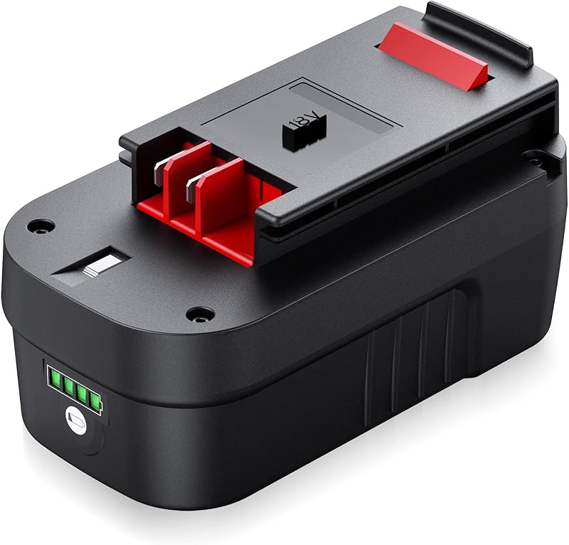 6.0Ah HPB18 Battery Replacement for Black and Decker 18V Battery | Compatible with HPB18-OPE 244760-00 A1718 FS18FL Firestorm Cordless Power Tools
