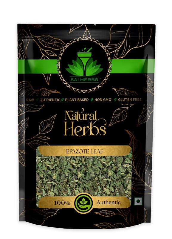 SAI HERBS Epazote Leaf - Chenopodium Ambrosioides - Pure & Natural (50 Grams)