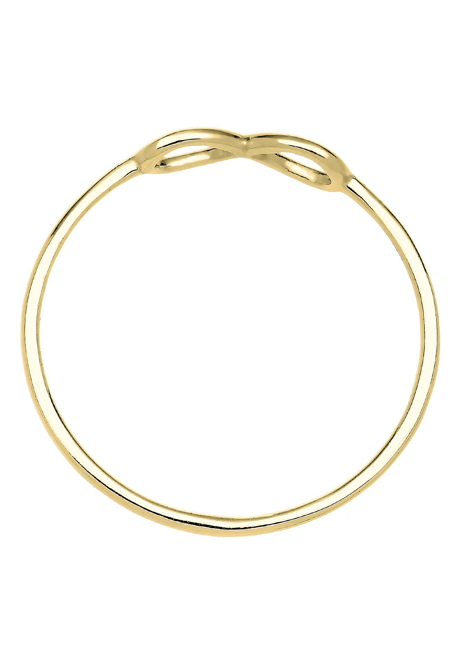 Elli Damen-Ring Infinity Symbol Unendlichkeit 375 gelbgold