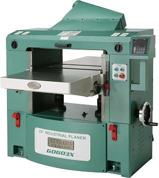 Grizzly Industrial G0603X - 25" 15 HP 3-Phase Extreme-Series Planer w/Helical Cutterhead
