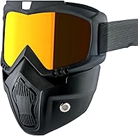 Vista 4 de 1Storm Casco de motocicleta de media cara estilo alemán aprobado por DOT: HKY602