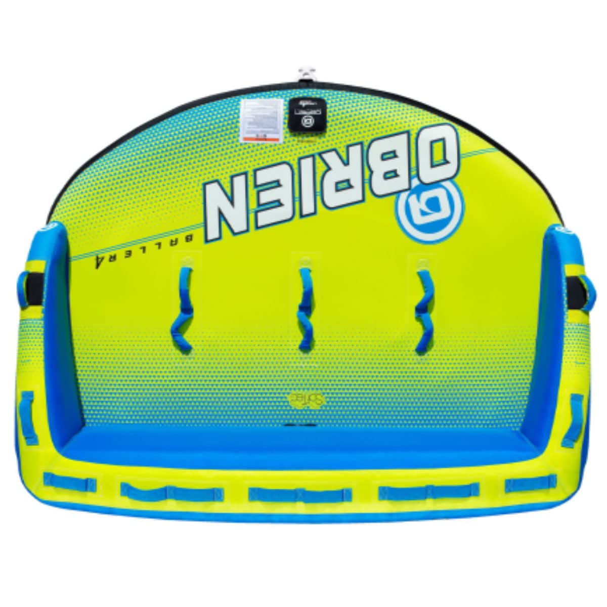 O'Brien 2022 Baller Soft Top 4-Person Tube, Green/Black