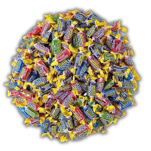 Jolly Ranchers Hard Candy Bulk. Assorted Fruit Flavored - 4.5 Pounds Of Approx 350 Hard Candy Individually Wrapped -Bulk Jolly Ranchers Mix. Hard Candy Assortment Fruit Candy