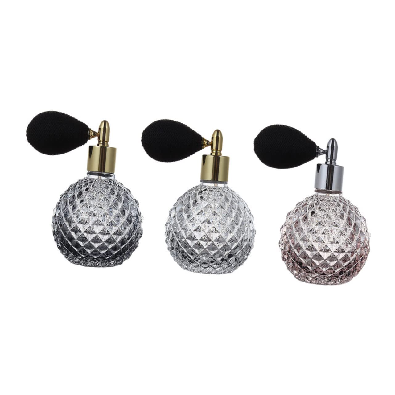 100ml Wiederbefüllbare Parfümflaschen mit Sprühfunktion 3 Stück aus Glas