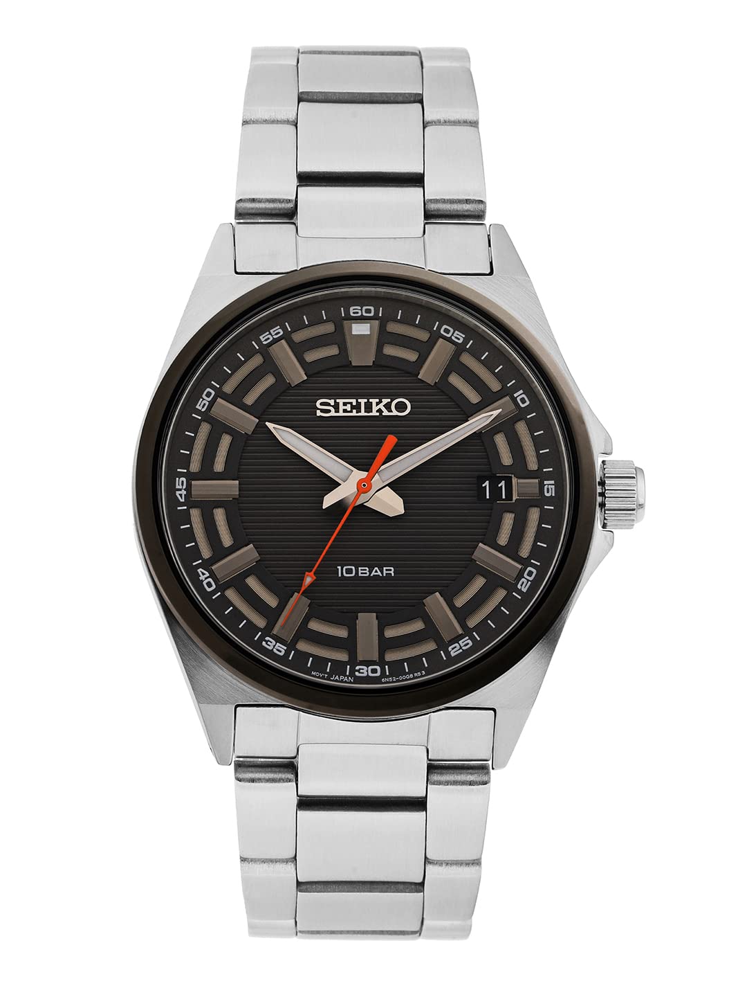 Seiko Stainless Steel Men Collection Analog Black Dial Watch-Sur507P1, Bandcolor-Silver (B09S5XRSQC) Amazon Price History, Amazon Price Tracker