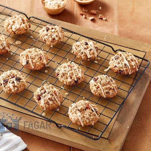 2 Grades antiaderente para resfriar pães, bolos, doces, biscoitos, cupcakes e salgados