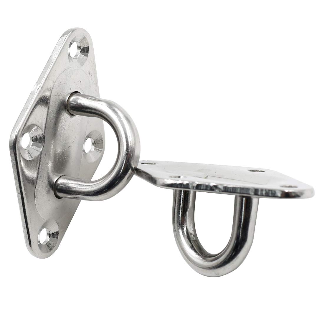 Lot De 2 Crochets De Plafond En Acier Inoxydable - Vis En Forme De U - Support Mural Pour Hamac Suspendu