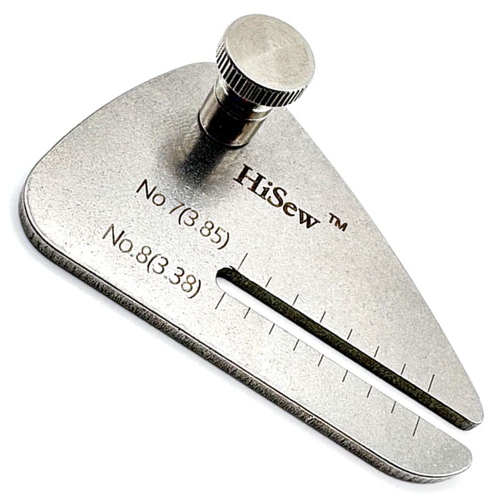 Hisew- Leather Stitching Punch Aid Plate, for Pulling up Pricking Iron or Diamond Lacing Chisel, Leather Work Tools and Craft Supplies - (1Pc)
