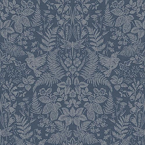 Holden Décor Alchemy Collection Loxley Textured Wallpaper (UK Size: 10m x 53cm) (Navy)