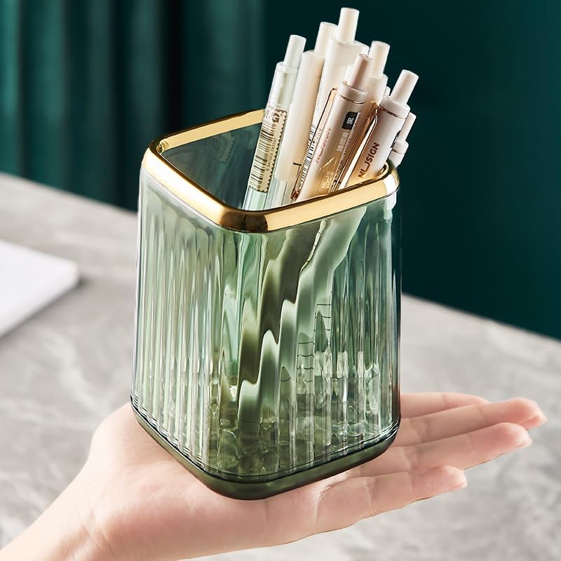 Miniatura 3 de Soporte para bolígrafo para escritorio, taza de brochas de maquillaje, organizador de escritorio, suministros de escritorio y accesorios para