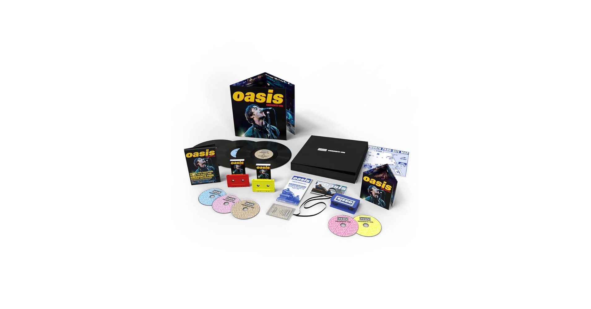 Oasis KNEBWORTH 1996 ボックスセット Amazon.com: Knebworth 1996 - Super Deluxe Boxset includes 2CD's