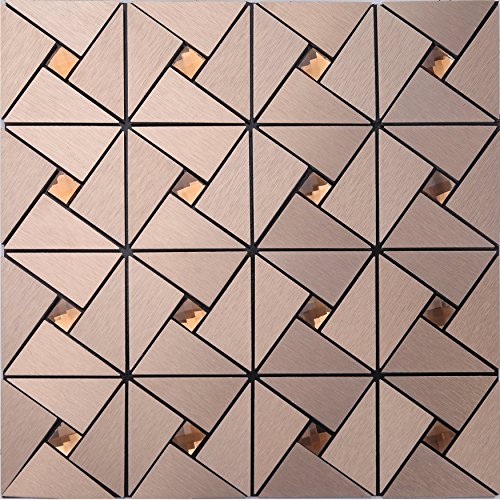 Haus Wand dekorativer Baustoff, gemeinsame selbstklebende Aluminium-Kunststoff-Panel Fliesen Cover