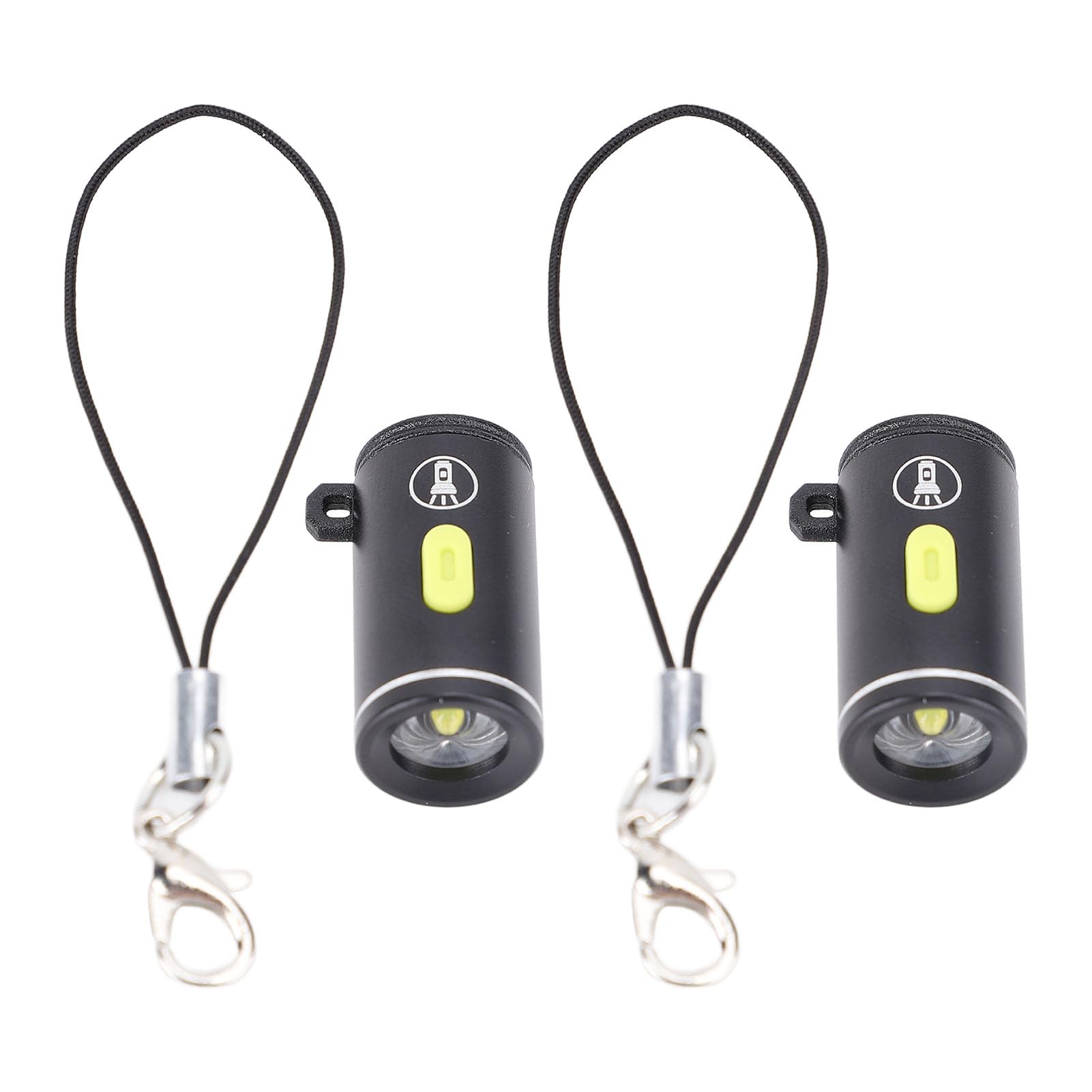 Ejoyous Mała Lampka LED USB z Aluminium, Latarka LED USB 230LM Type C, do